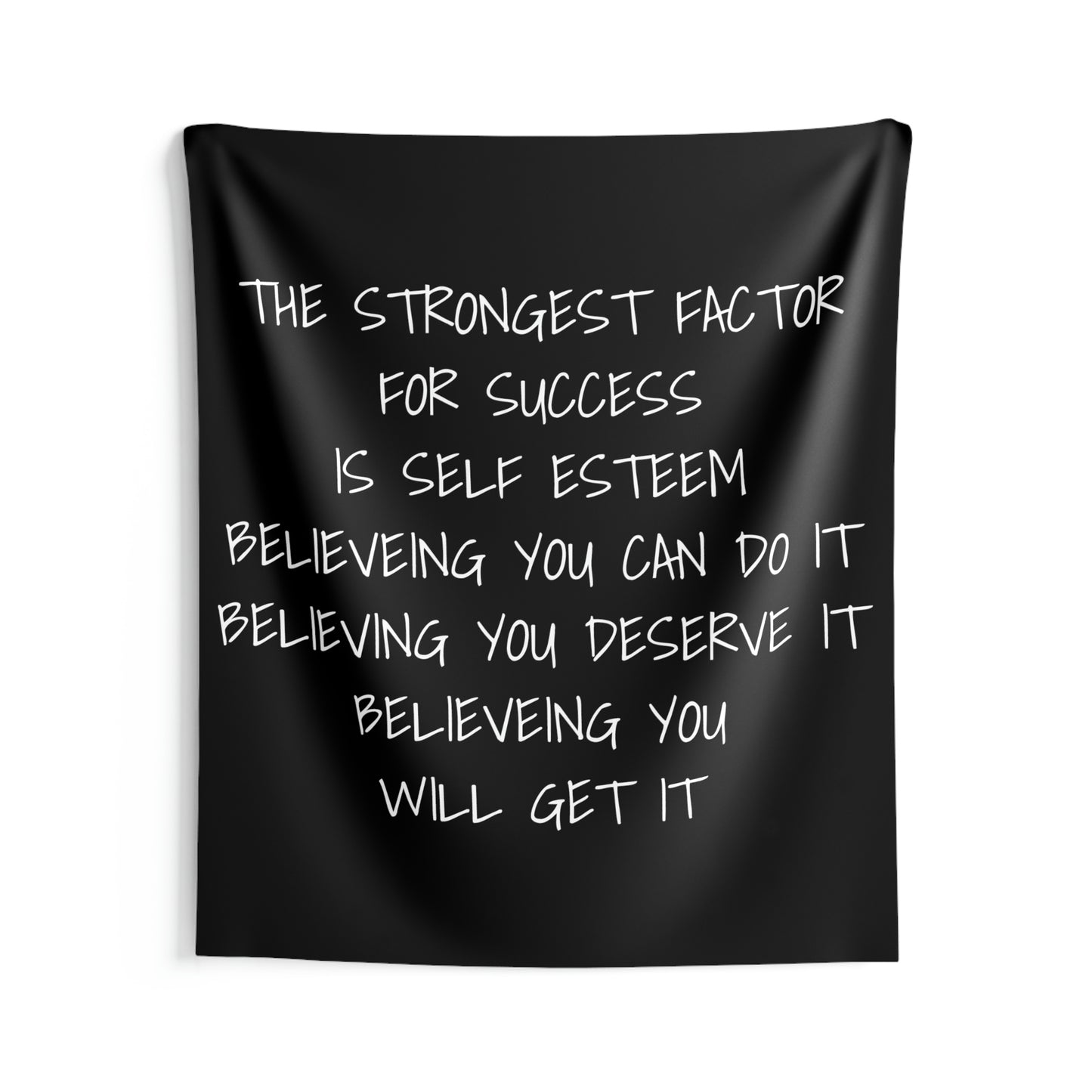 "Believe in Yourself" Inspirational Wall Art Tapestry