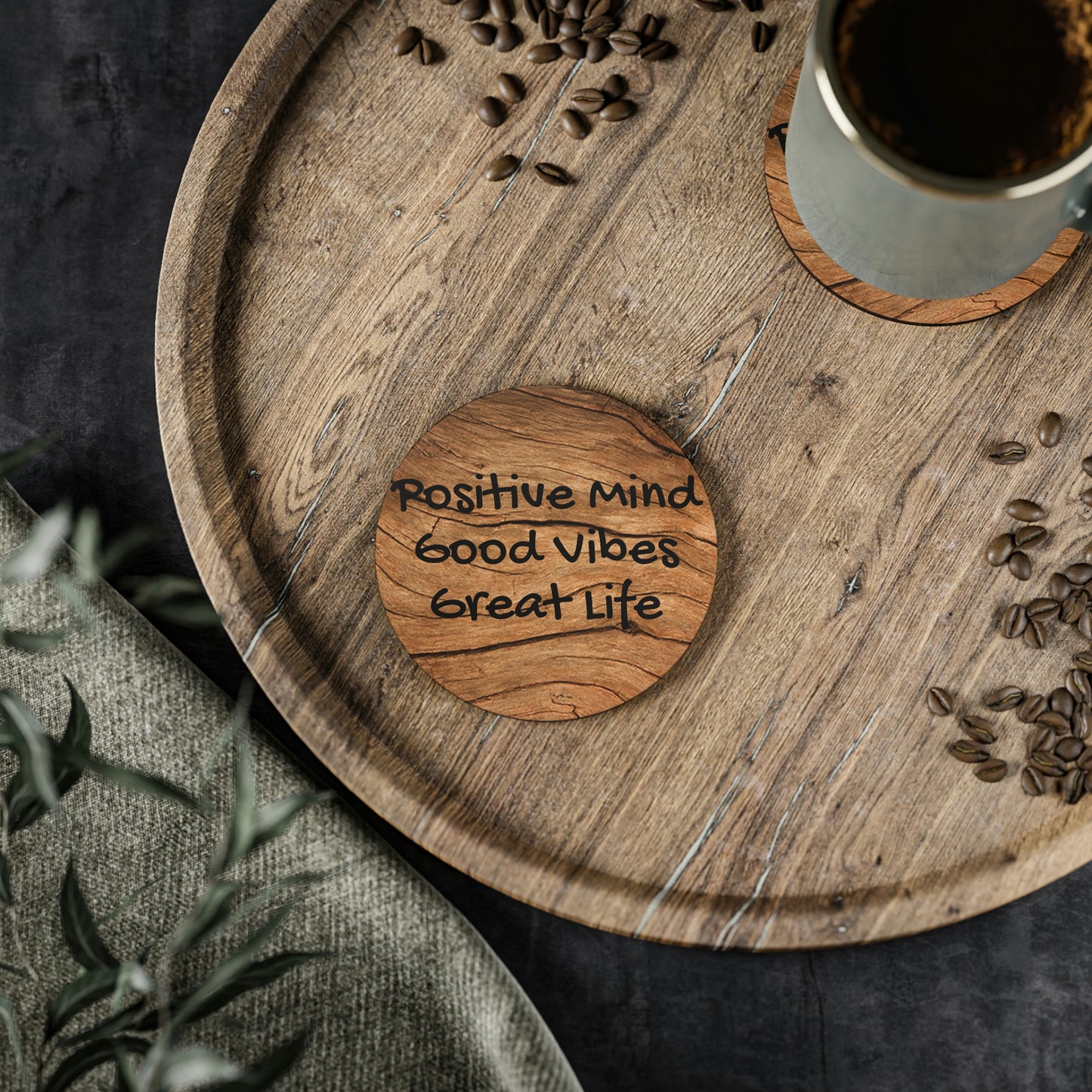 "Positivity" Coasters