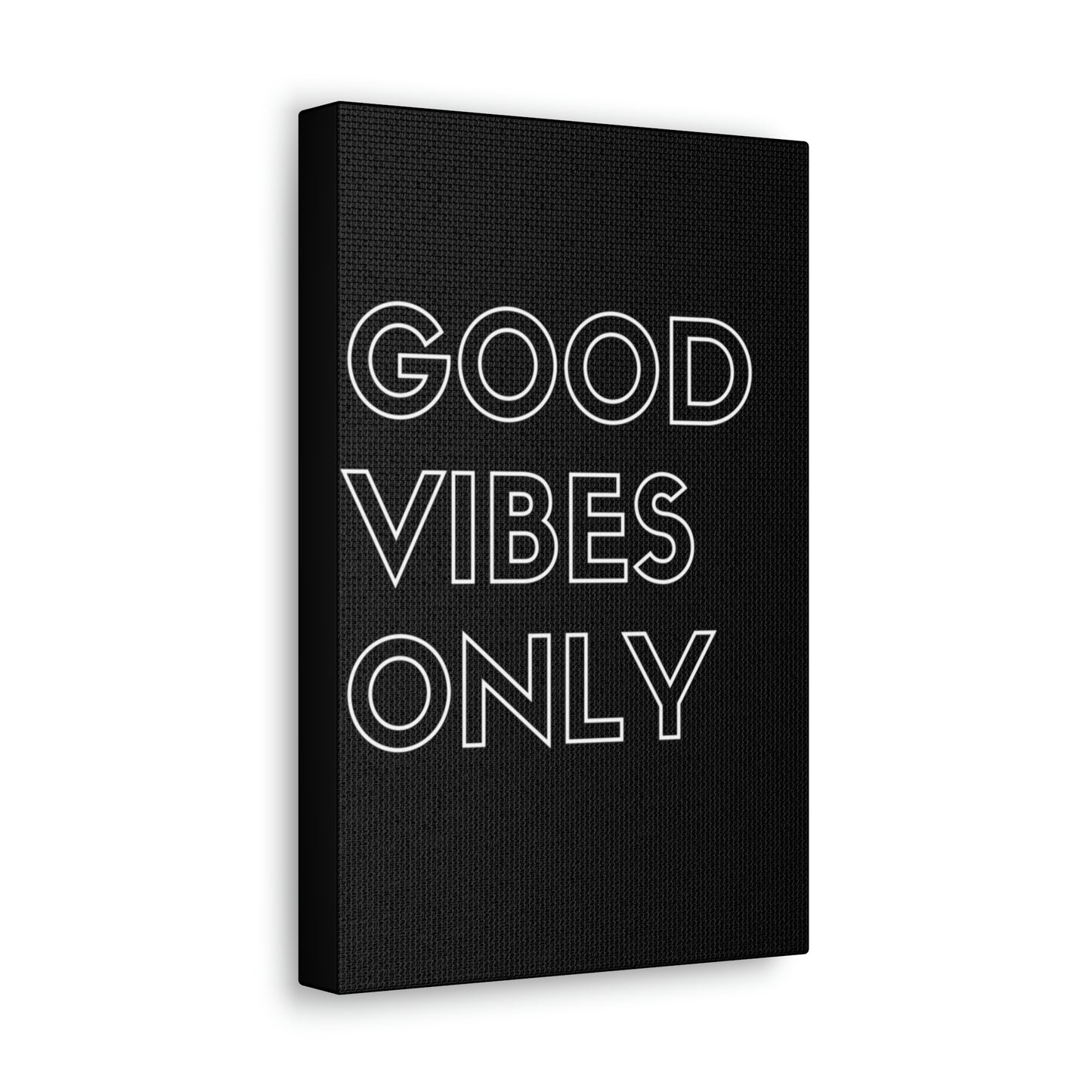 "Good Vibes Only" Canvas