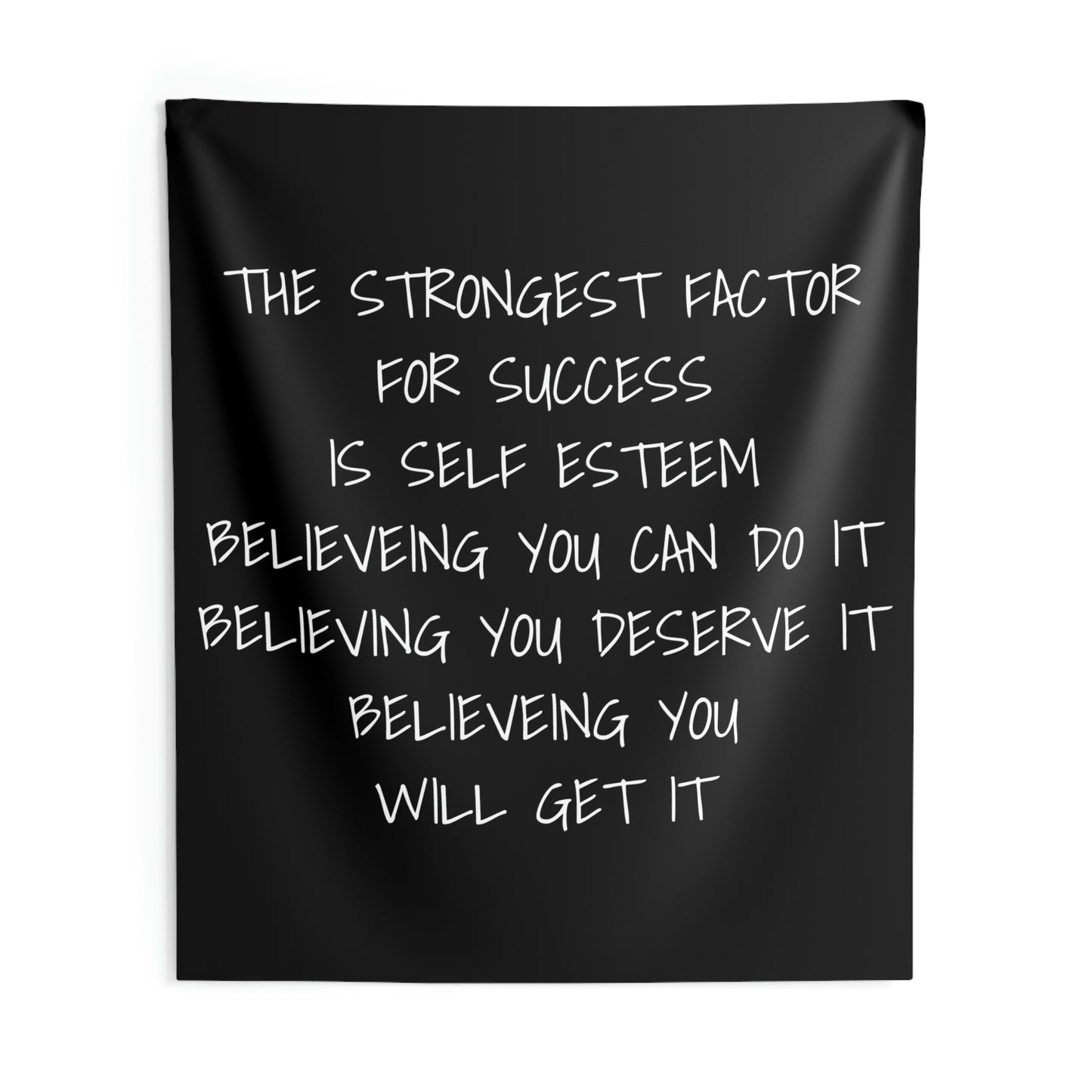 "Believe in Yourself"  Inspirational Wall Art Tapestry