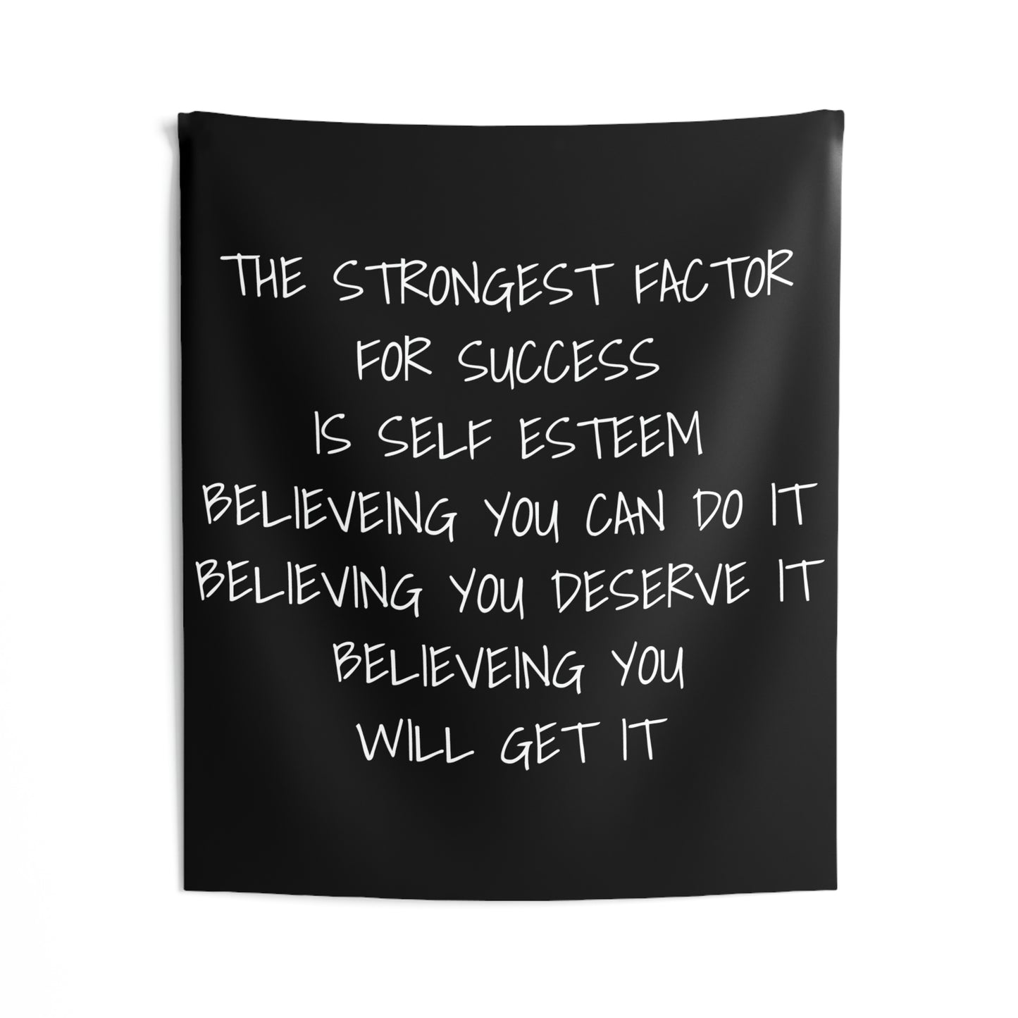 "Believe in Yourself"  Inspirational Wall Art Tapestry