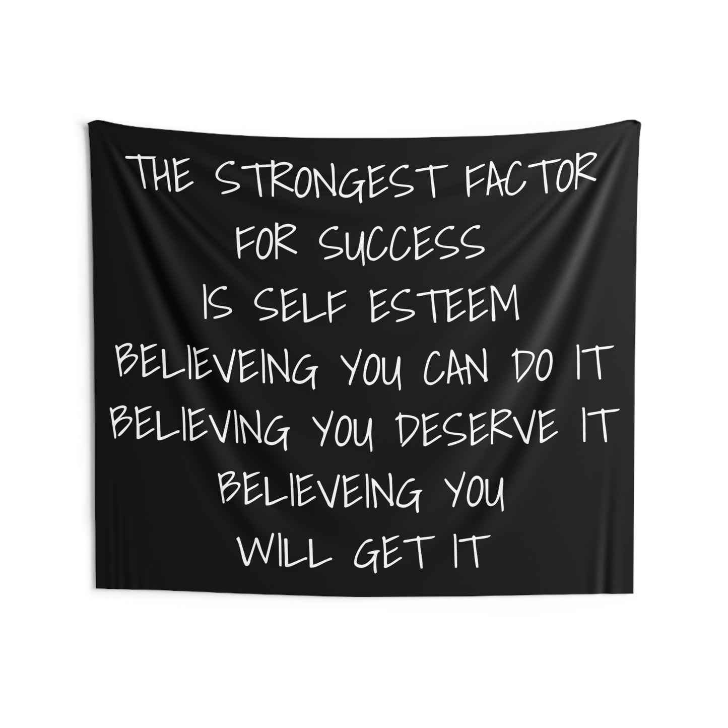 "Believe in Yourself"  Inspirational Wall Art Tapestry