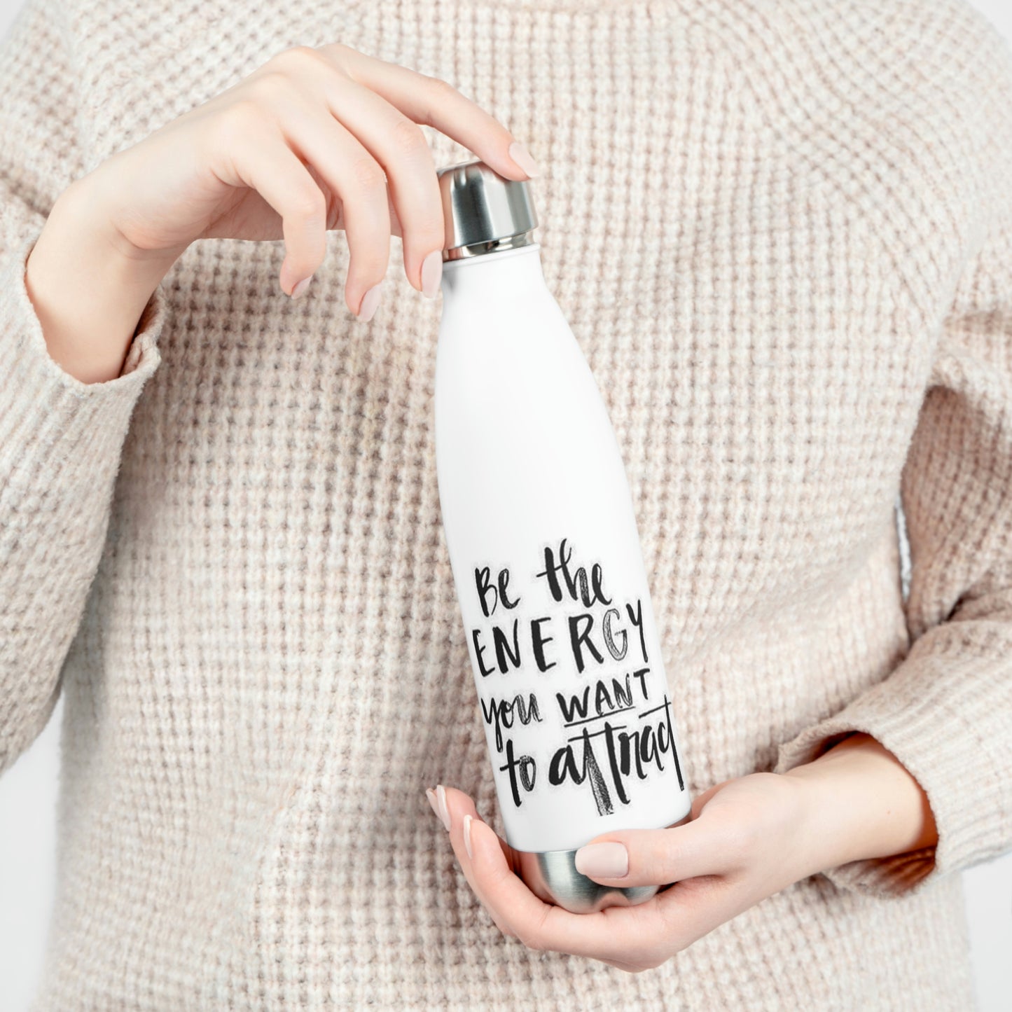 "Positive Energy" Drinking Flask (20oz)