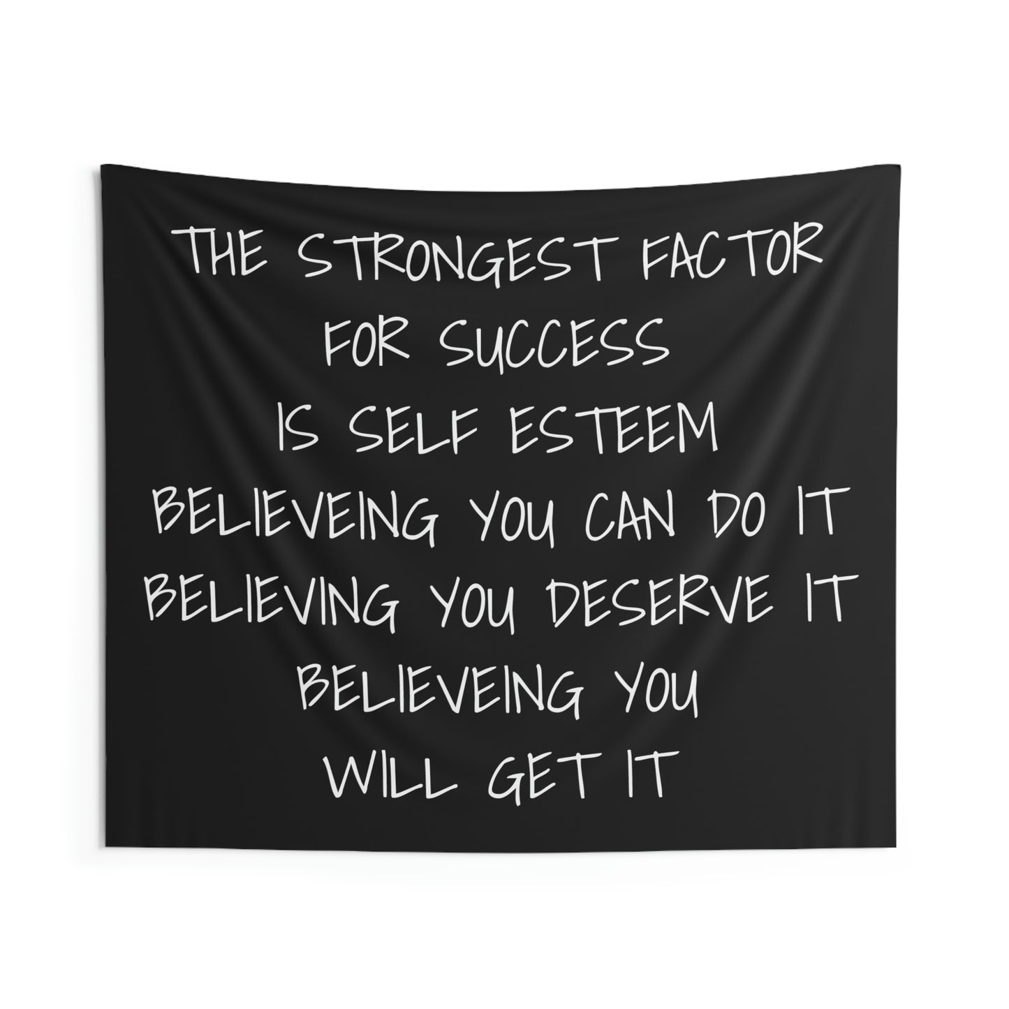 "Believe in Yourself"  Inspirational Wall Art Tapestry