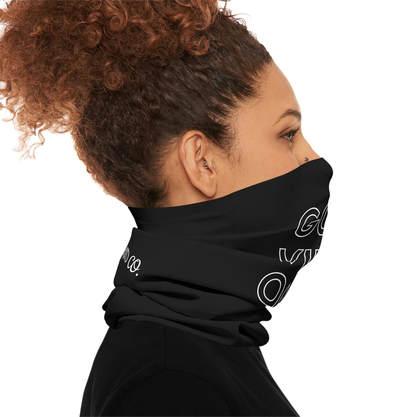 "Good Vibes Only" Neck Gaiter