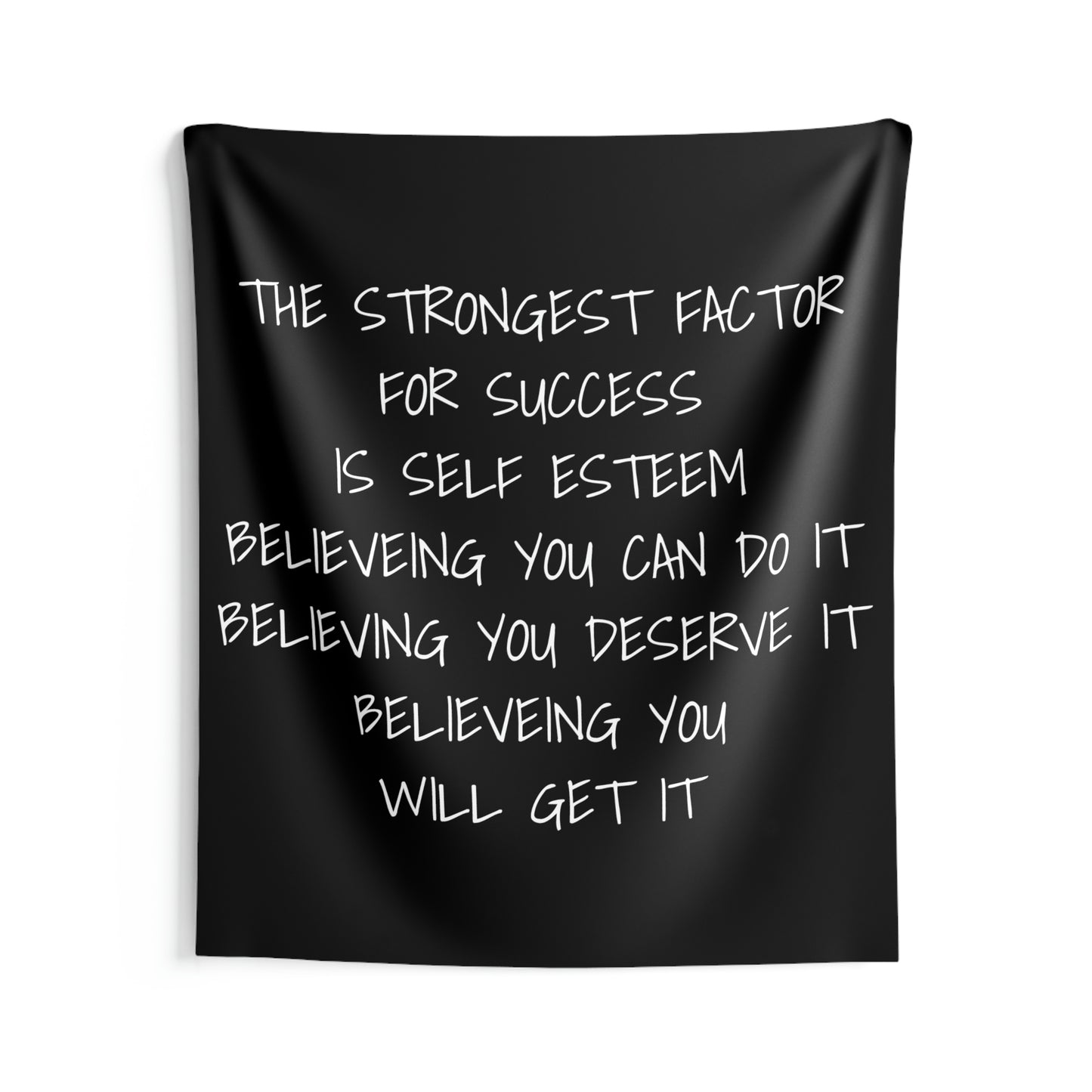 "Believe in Yourself"  Inspirational Wall Art Tapestry