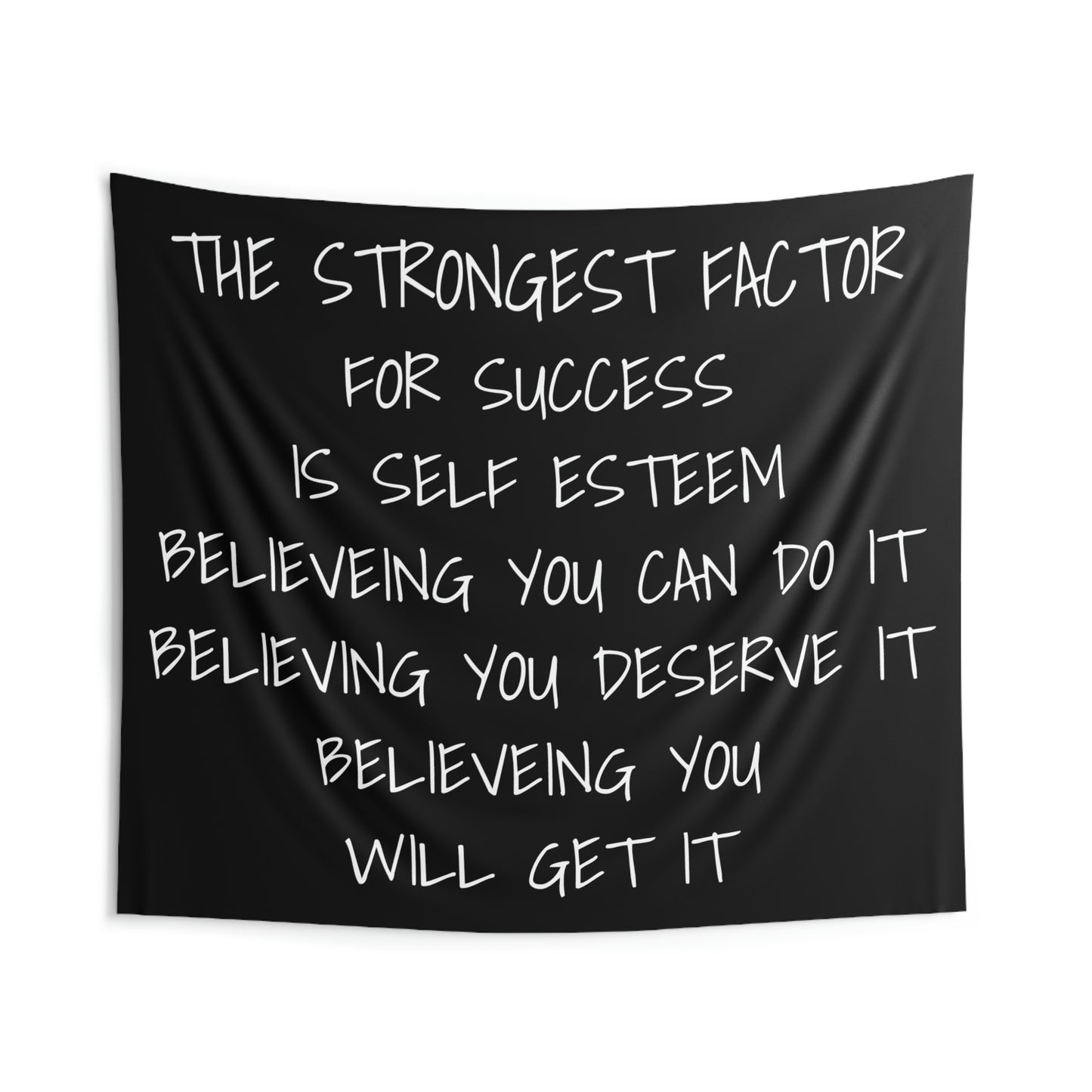 "Believe in Yourself"  Inspirational Wall Art Tapestry